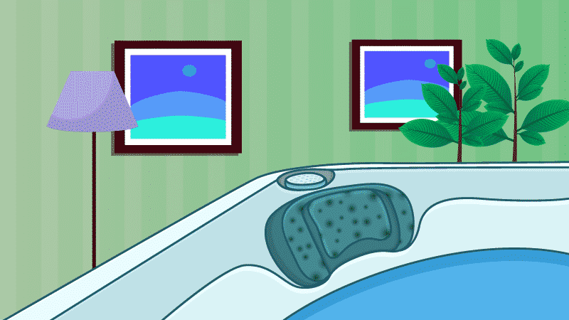 如何摆脱热水浴缸枕头上的霉菌